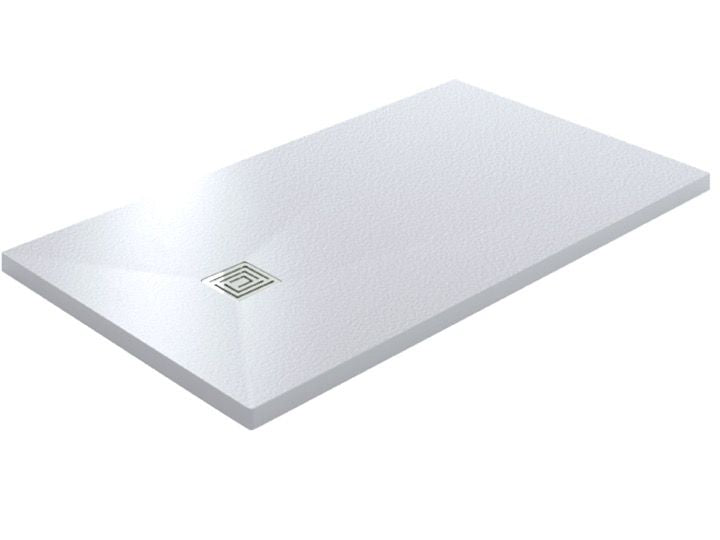 Receveur de douche sur mesure resine extra plat anti-derapant tecnik Format 80 x 120