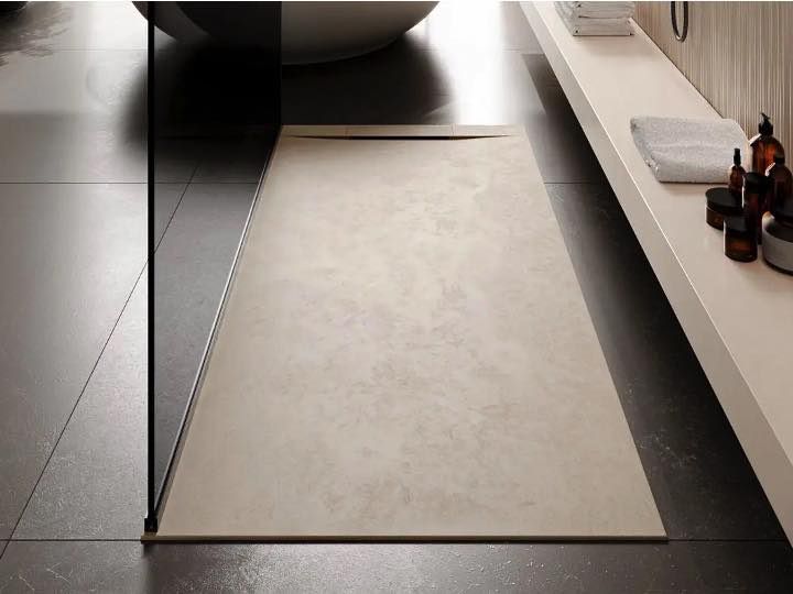 Receveur douche italienne, Evacuation mural - Wall design