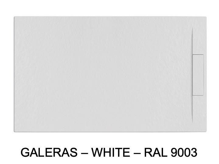 Receveur douche italienne, Evacuation mural - Wall design