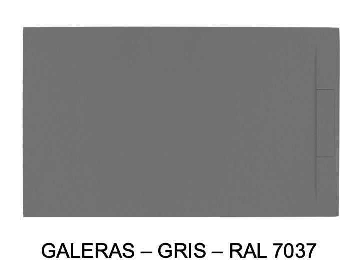 Receveur douche italienne, Evacuation mural - Wall design