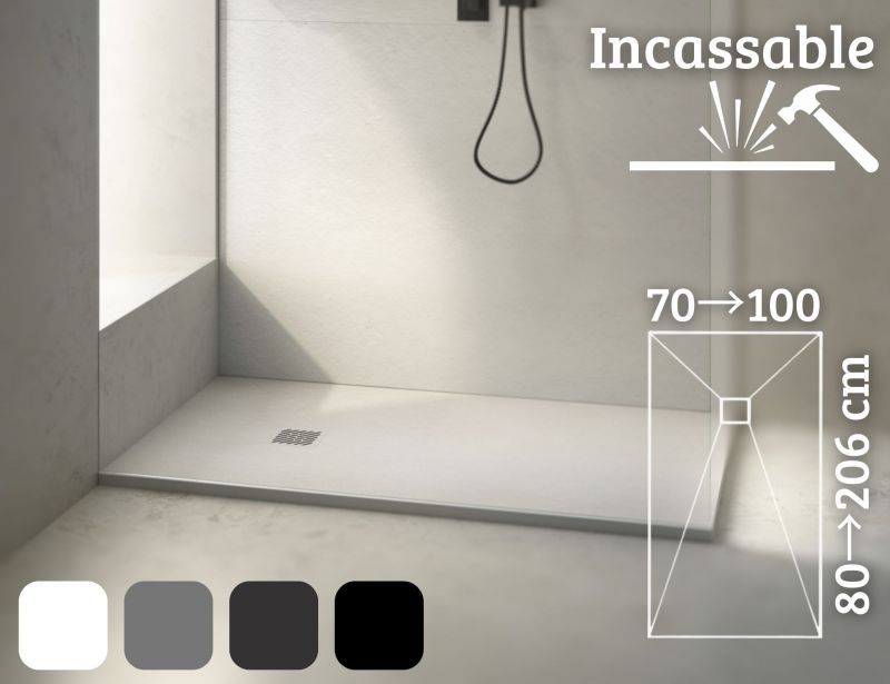 Receveur de douche incassable 120cm